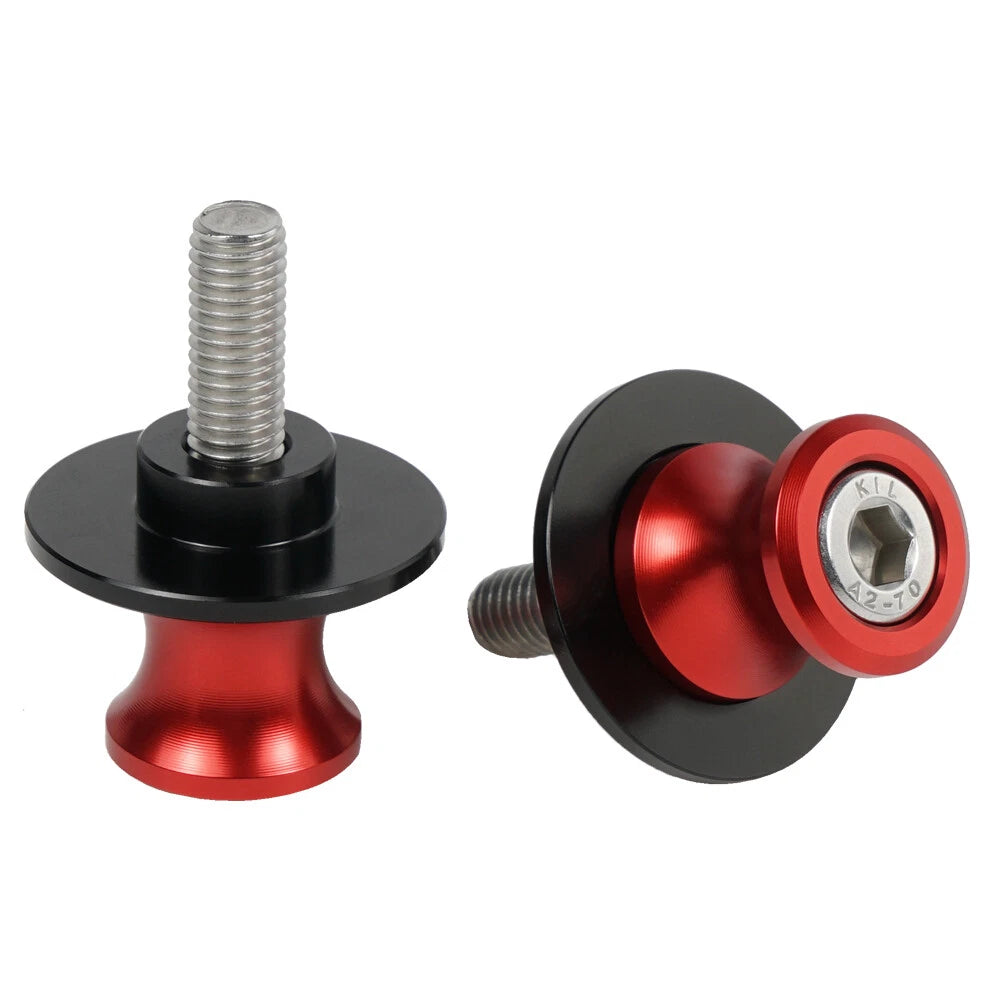 6mm Swing Arm Spools Sliders for Triumph Daytona 675, Aprilia Pegaso 650, RSV4