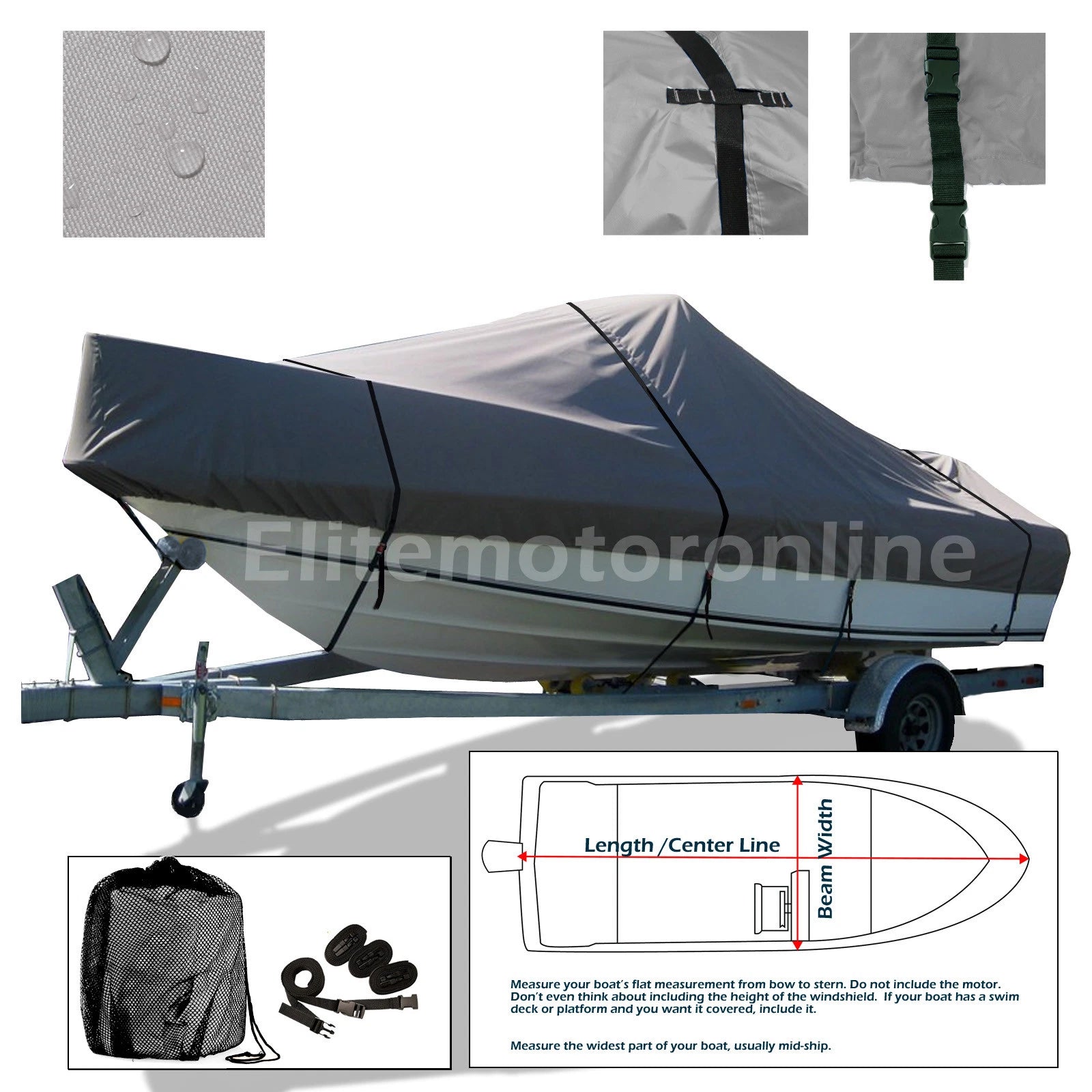 Heavy Duty Storage Cover for Sea Ray 220 Signature (1995–2001)
