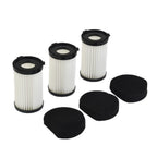 3pc Filter for Clatronic BS1306 Vacuum Cleaner (Galaxy GL6255, DCG/BS3070)