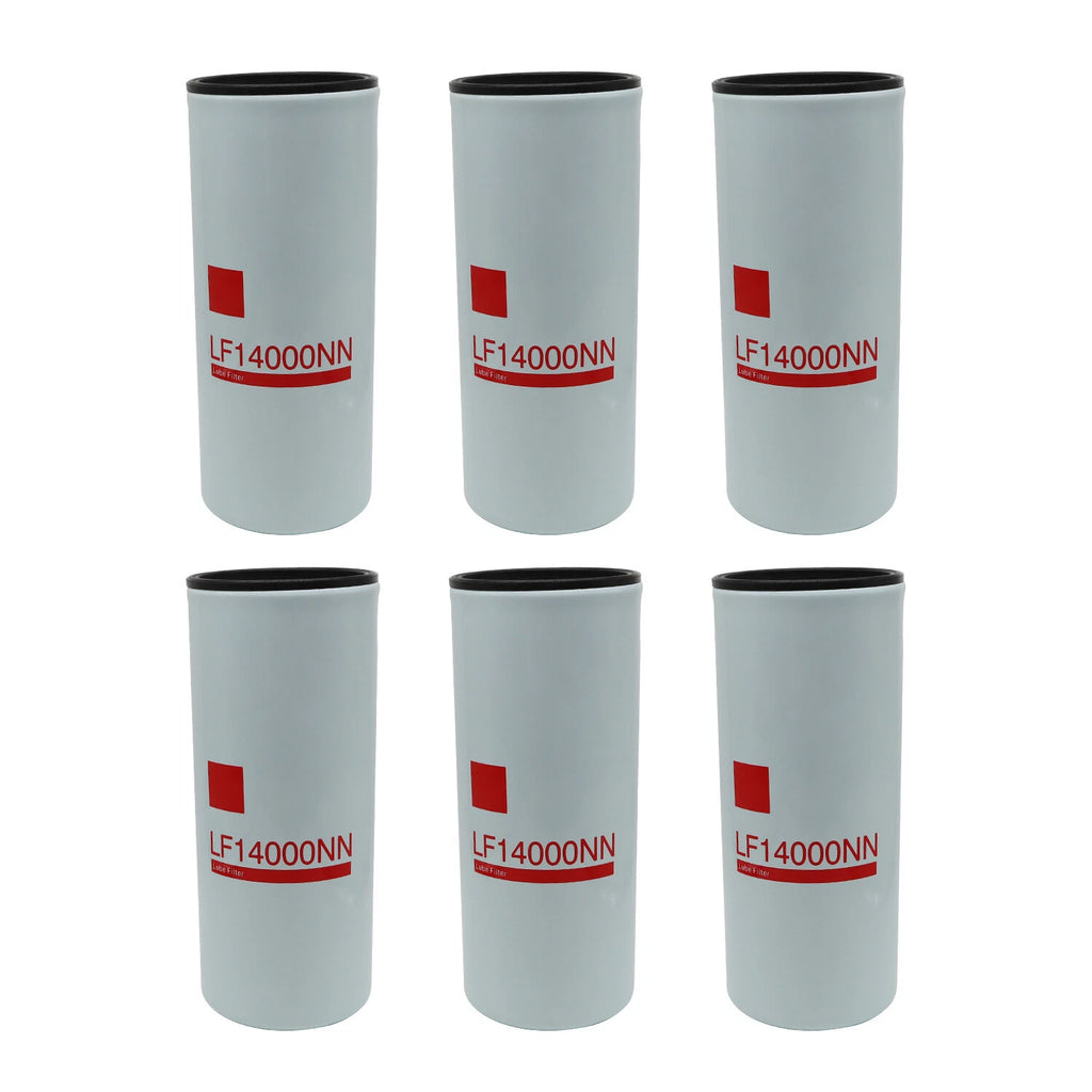 Set of 6 LF14000NN Oil Filters for Cummins ISX 4367100