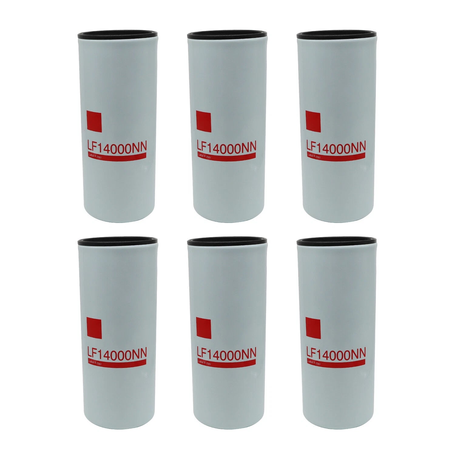 Set of 6 LF14000NN Oil Filters for Cummins ISX 4367100