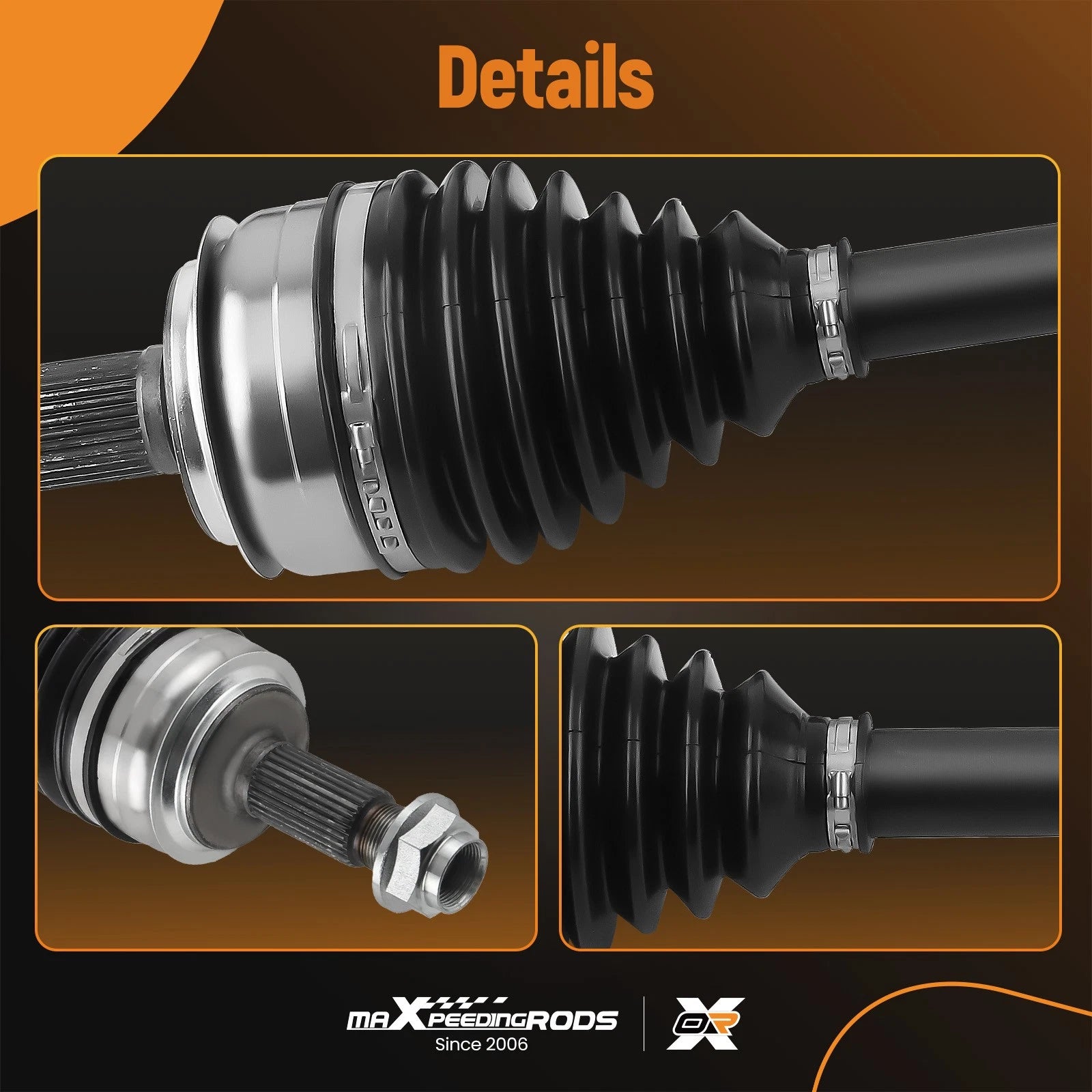 Front Left CV Axle Joint Assembly for Honda Accord 2.4L (2003–2007)