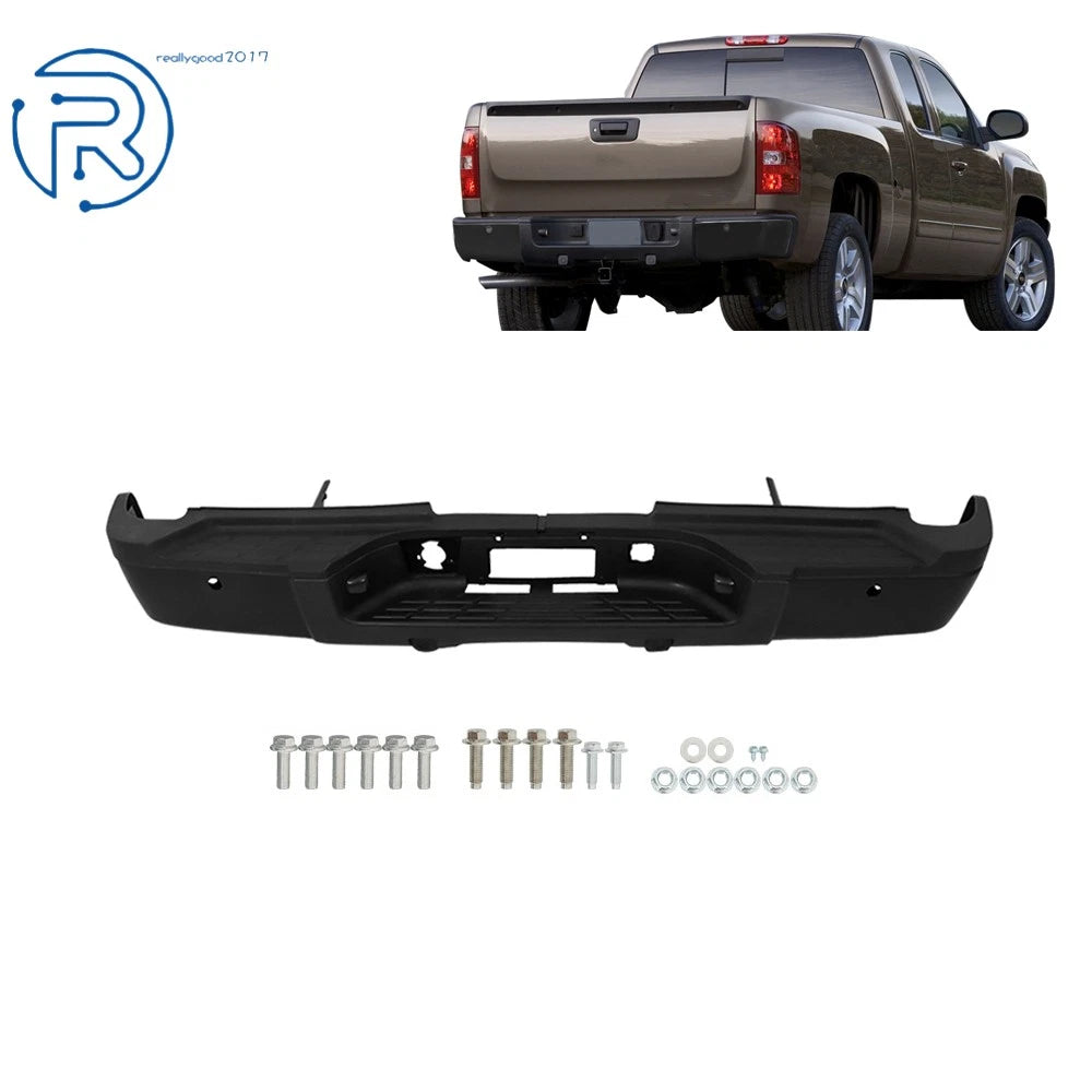 Rear Bumper with Sensor Holes for Chevrolet Silverado/Sierra 2500HD (2011–2014)