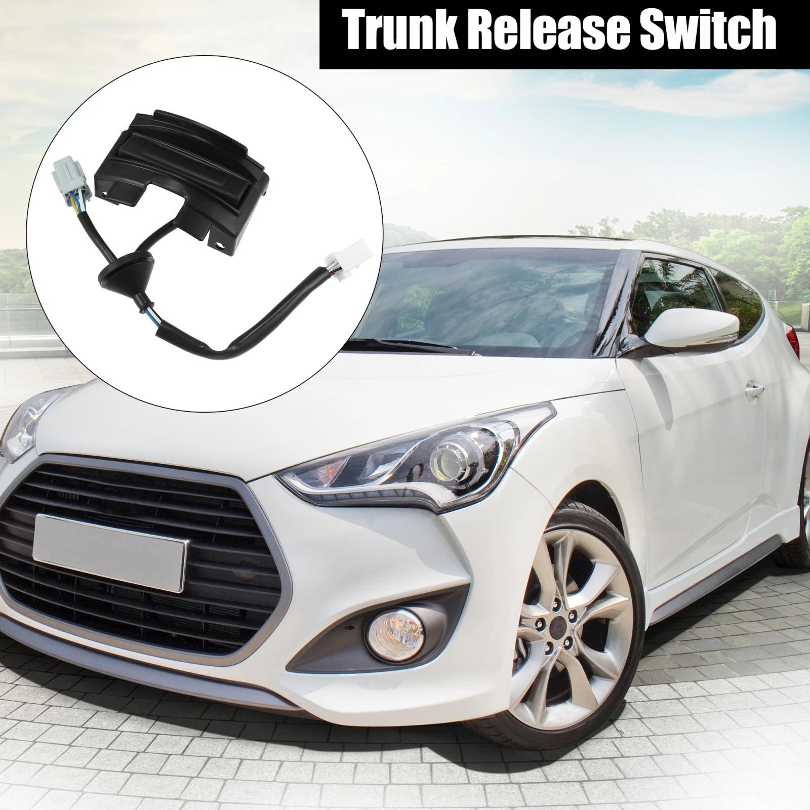 Tailgate Trunk Release Switch Button for Hyundai Veloster (2012–2017) 812602V010