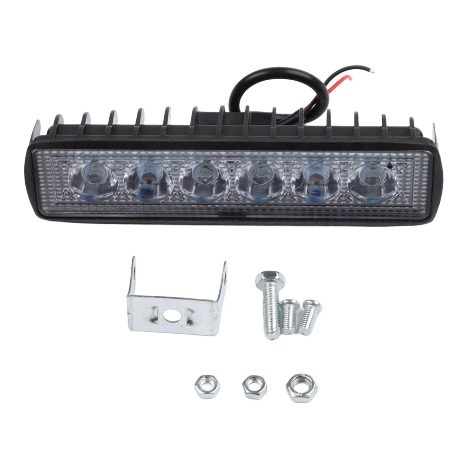 6500K LED Work Light Bar for ATV SUV Truck (with Mounting Bracket)