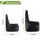 Mud Flaps Splash Guards Set for Dodge Town & Country (2011-2017)