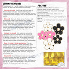 Daisy Flower Air Freshener for Car by Make Model (YYYY-YYYY)