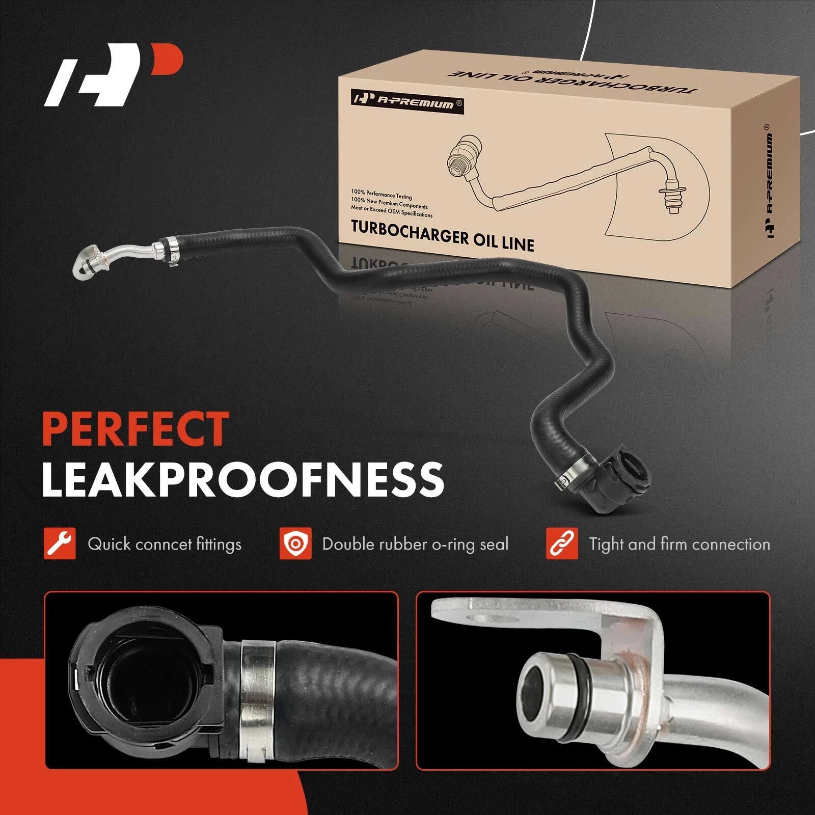 Turbocharger Coolant Line for BMW M550i xDrive, 750i (2016–2019)