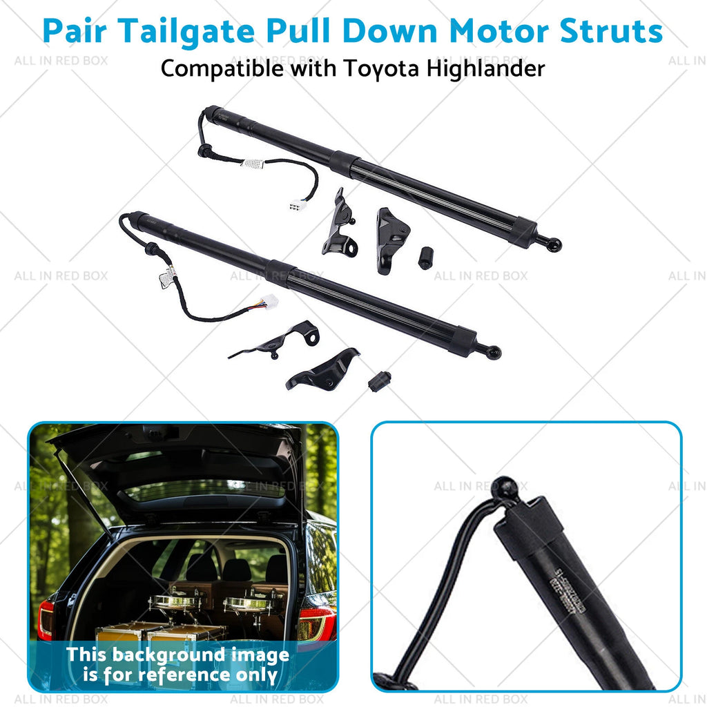 2X Tailgate Pull Down Motor Struts for Toyota Highlander (2014–2019) 68910-09051