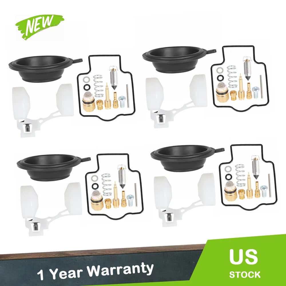 Set of 4 Carburetor Repair Kits for Kawasaki ZX6R (1995–2006)