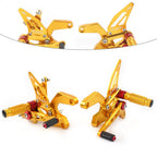 2X Rear Footpegs for Kawasaki Z900 (2021–2023) Gold Aluminum