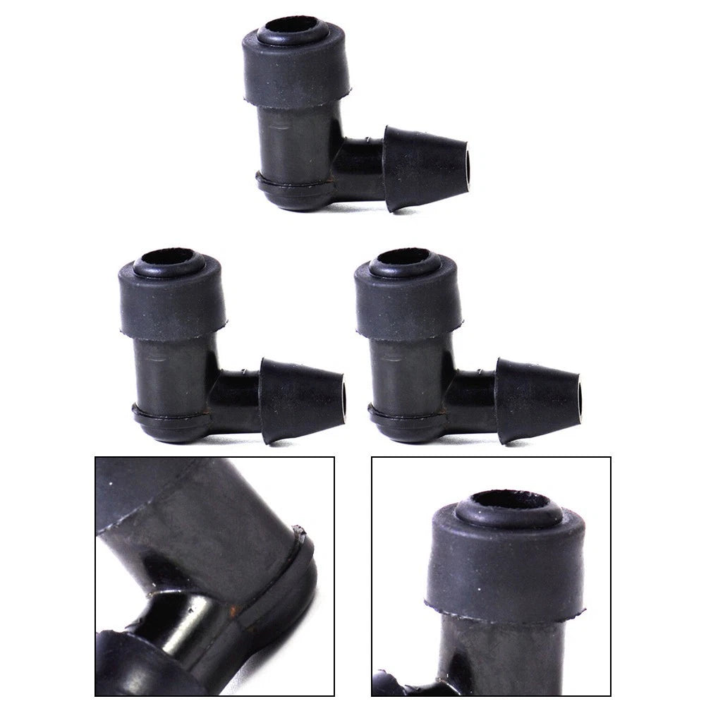 3X 90 Degree Non Resistor Spark Cap Covers for Motorcycle ATV