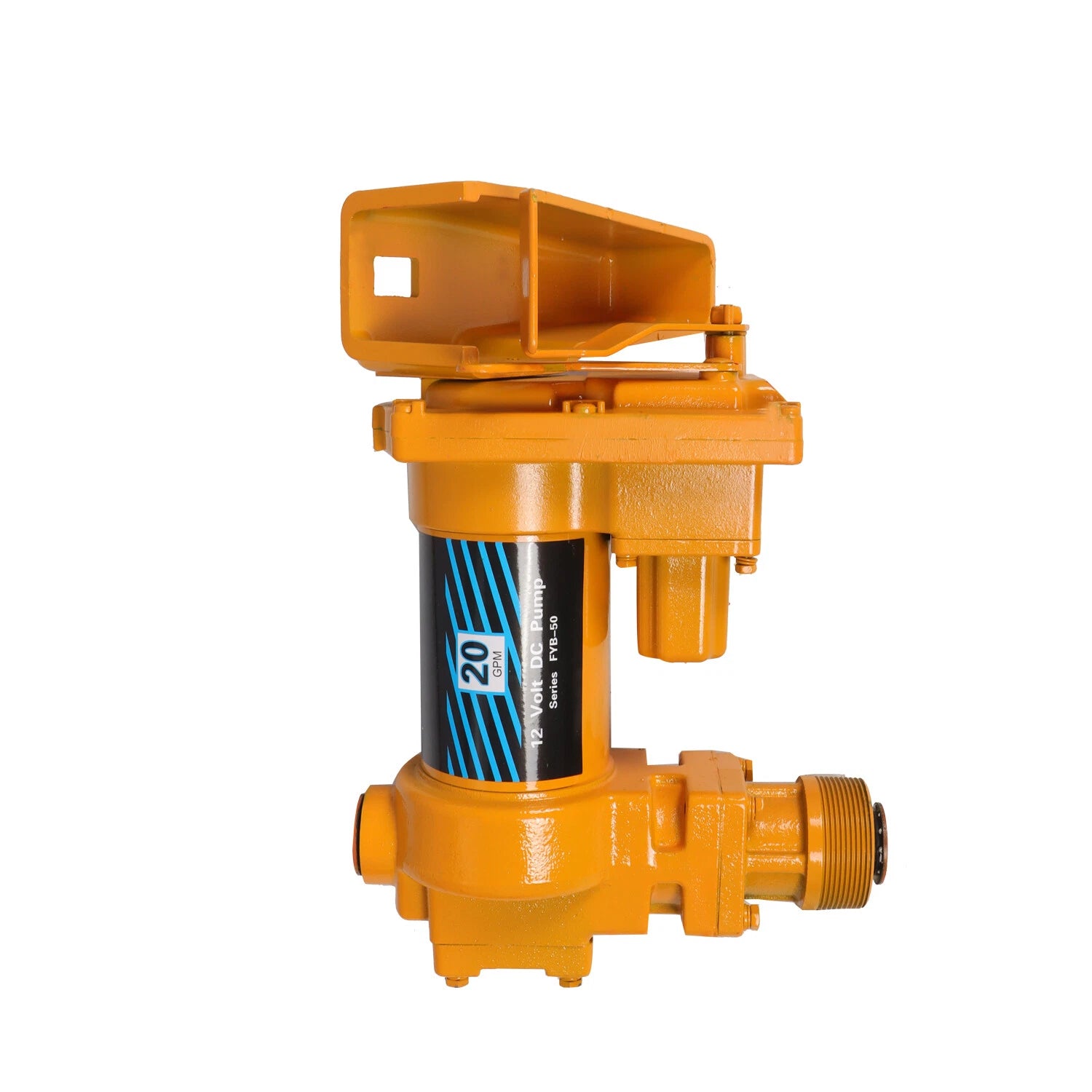 12V Fuel Transfer Pump with Nozzle for Gas Diesel (20GPM)