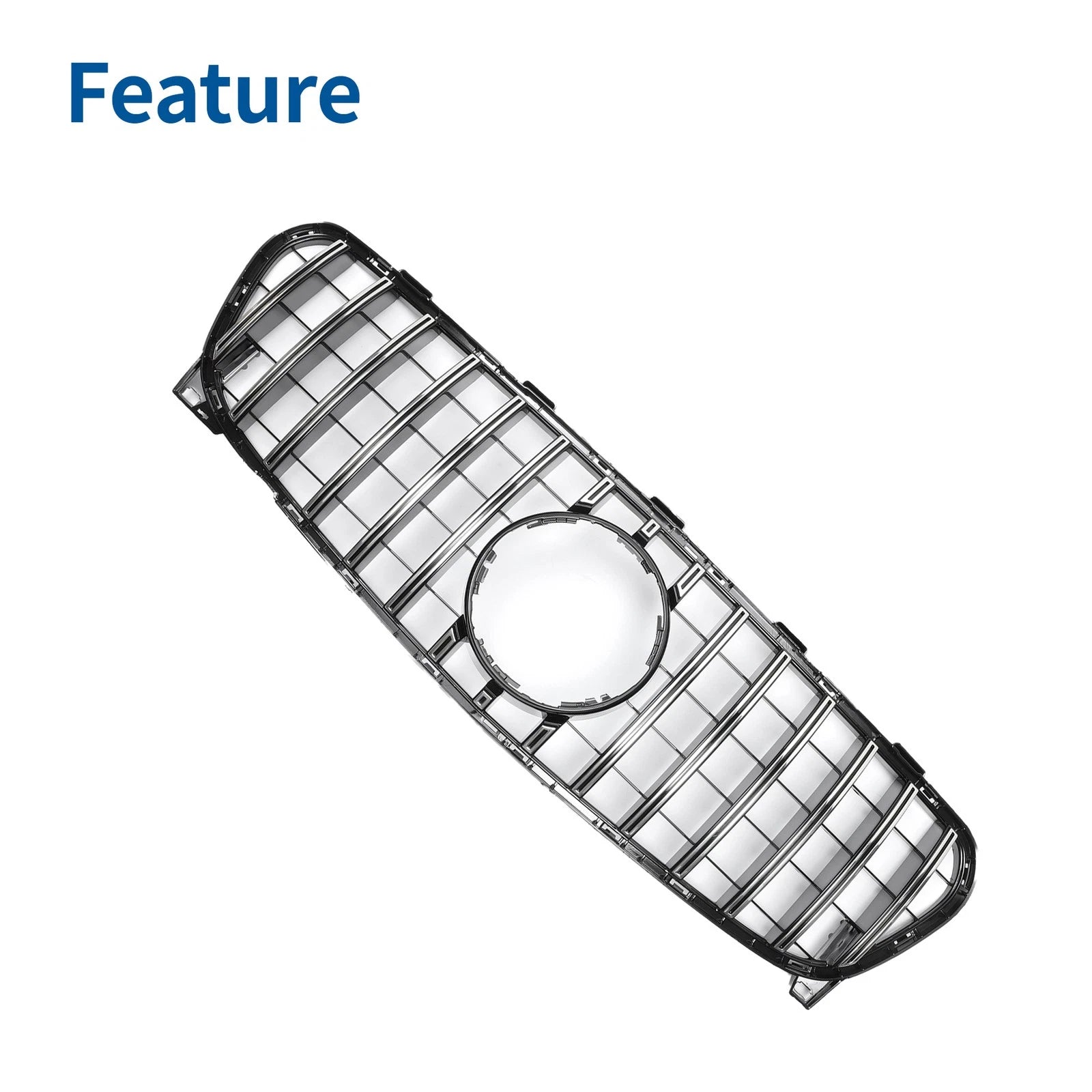 Front Upper Bumper Grille for Mercedes-Benz GLA Class (2015–2020) Chrome