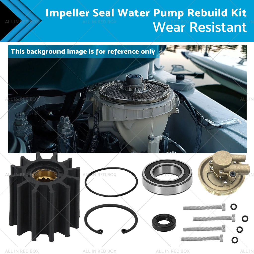 Pump Rebuild Kit + Raw Water Sea Impeller for Volvo Penta (21212799)