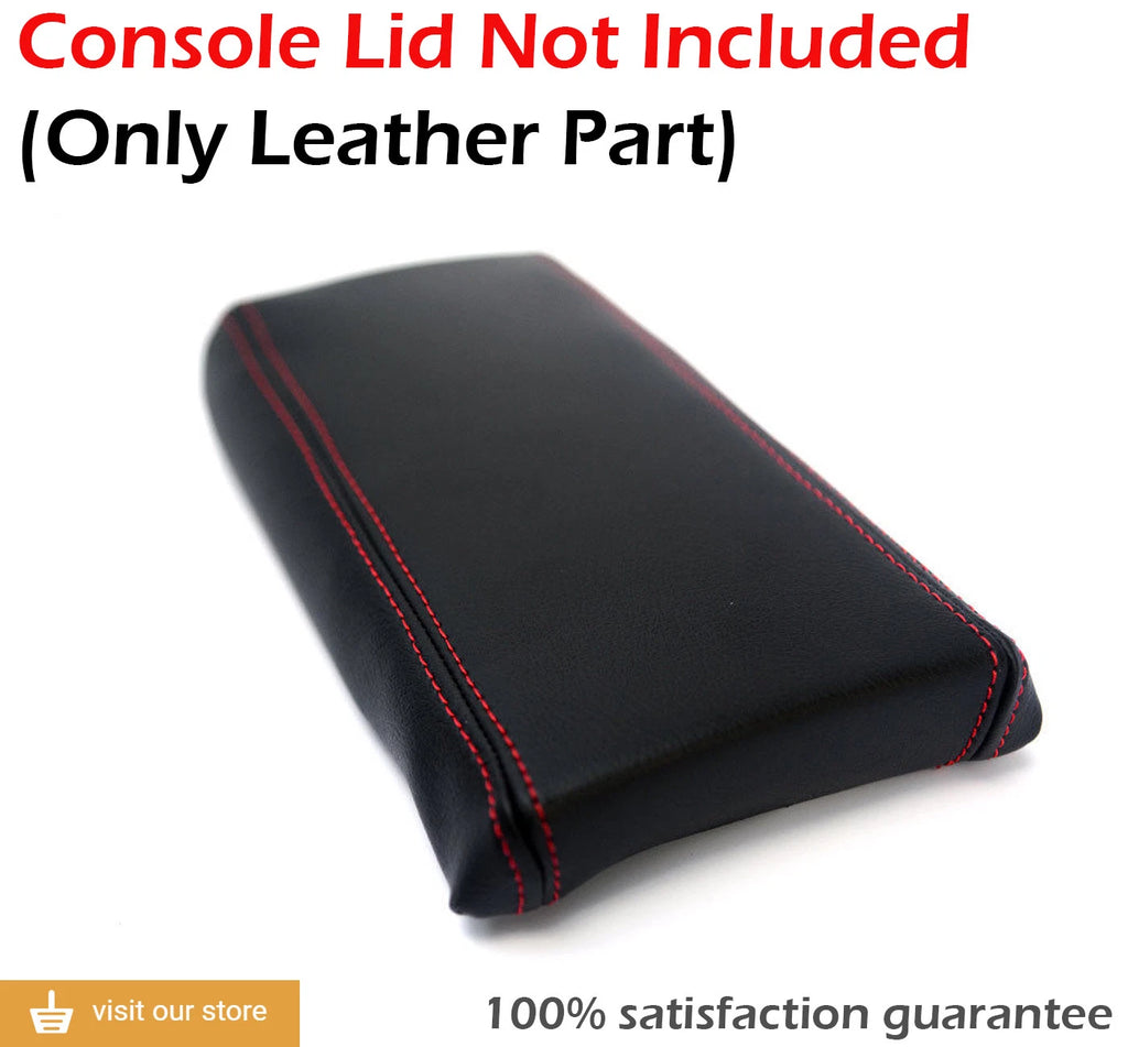 Center Console Armrest Cover for Mazda Miata (1990–1997) Red Stitch