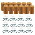 Set of 12 Engine Oil Filters for Lexus Toyota (StdAsp AutoCVT)