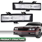 Front Park Turn Signal Lights for Chevy Monte Carlo SS (1981–1988)