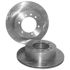 Rear Slotted Disc Rotors, 4x4 Brake Pads for Ford Maverick (1988-1993)