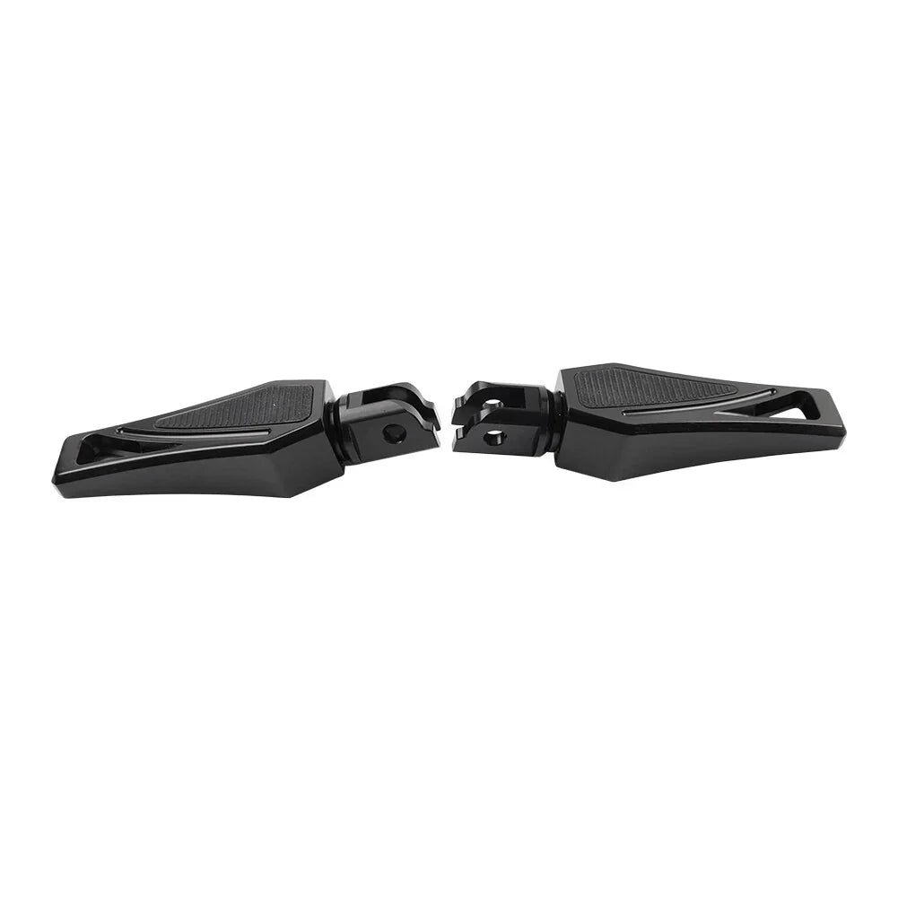 Mini Front Foot Pegs for Harley Softail Street Bob (2018-2023) Black