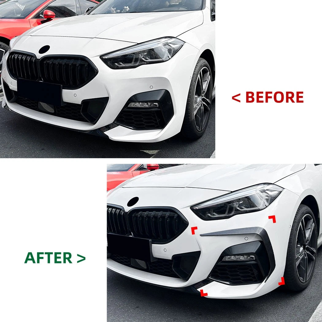 Front Side Fin Canards Splitter for BMW 2-Series F44 M-Sport (2020–2024)