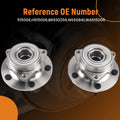 5-Bolt Front Wheel Hub Bearing Kit Non-ABS for Dodge Ram 1500 4WD (1994–1999) 515006