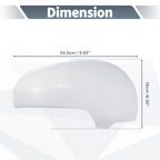 Right Side Rearview Mirror Cover Cap White for Toyota Prius (2010–2012)