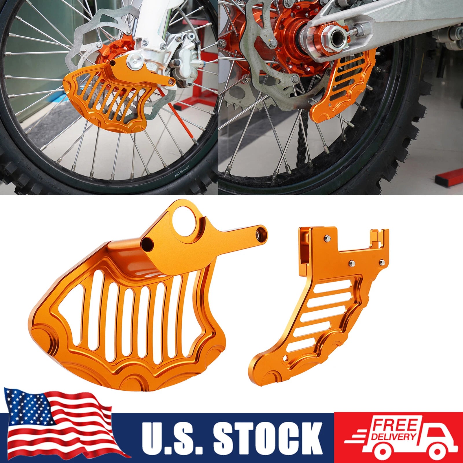 Brake Disc Guard for KTM 250 300 XCW XC 350 450 500 EXC F (2016–2022)
