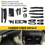 11PC Carbon Fiber Style Interior Trim Kit for Honda Accord (2008–2012)