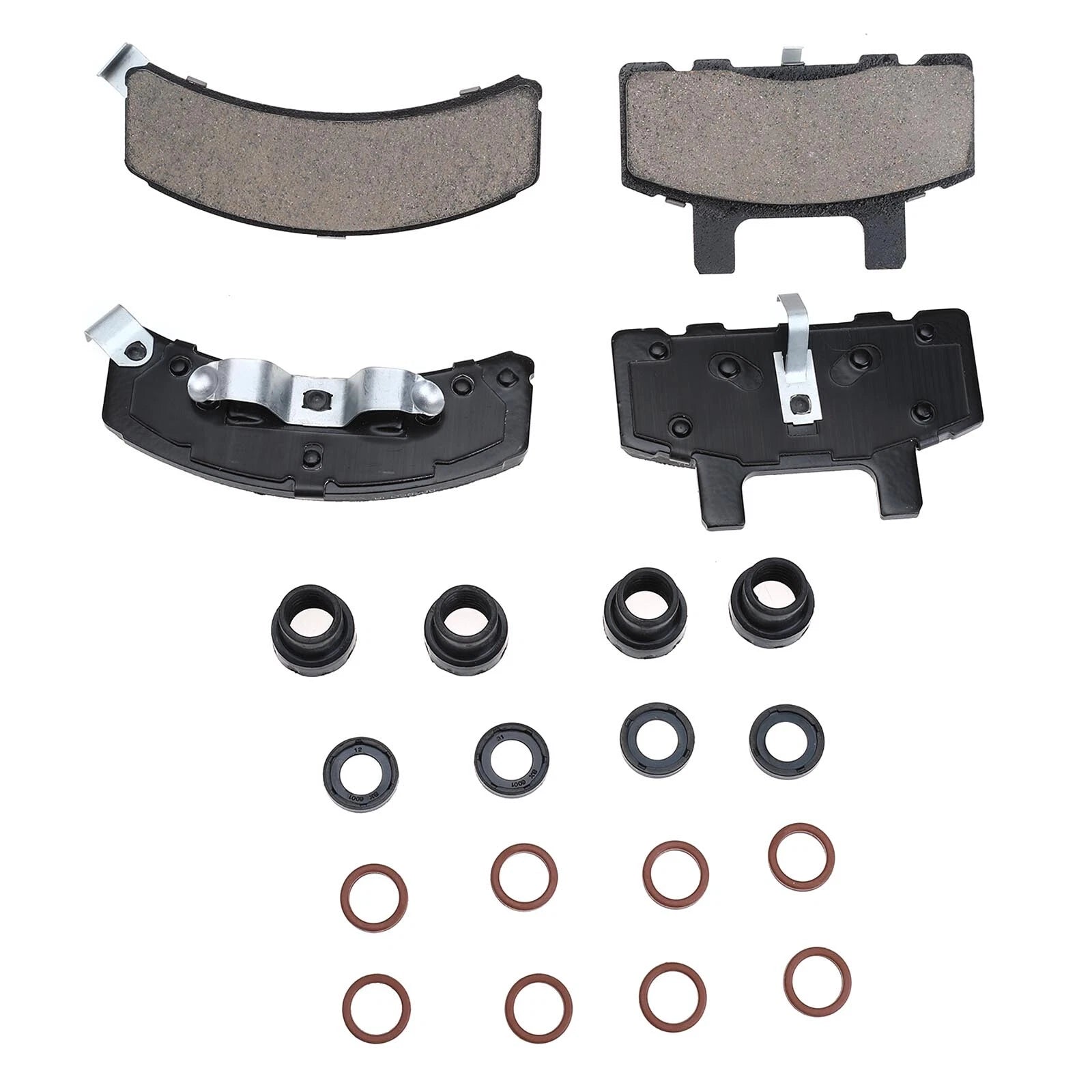 Set of 4 Front Ceramic Brake Pads for Chevy Silverado (1995â1999)