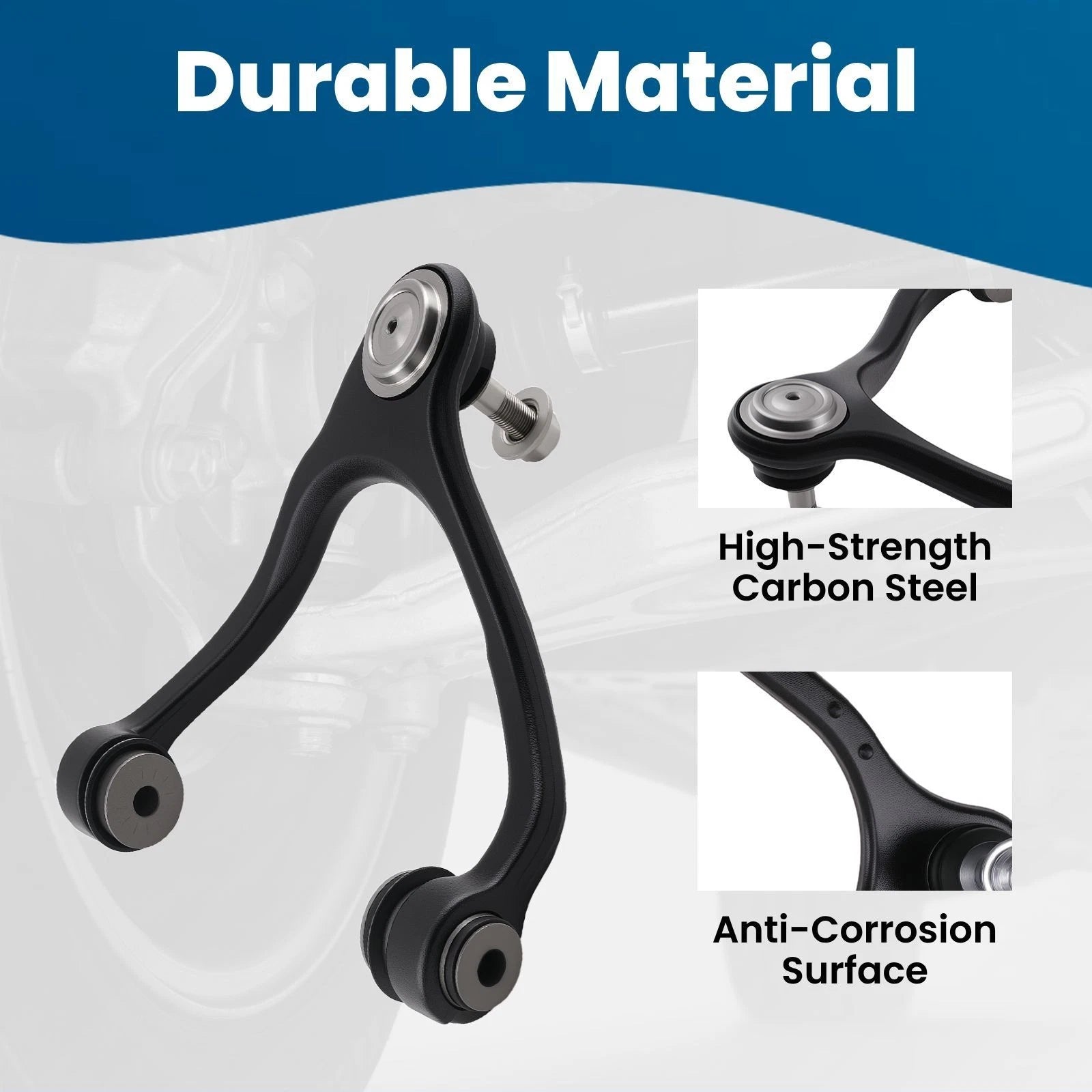 Set of 4 Upper Control Arms & Lower Ball Joints for Ford Crown Victoria (2003–2011)