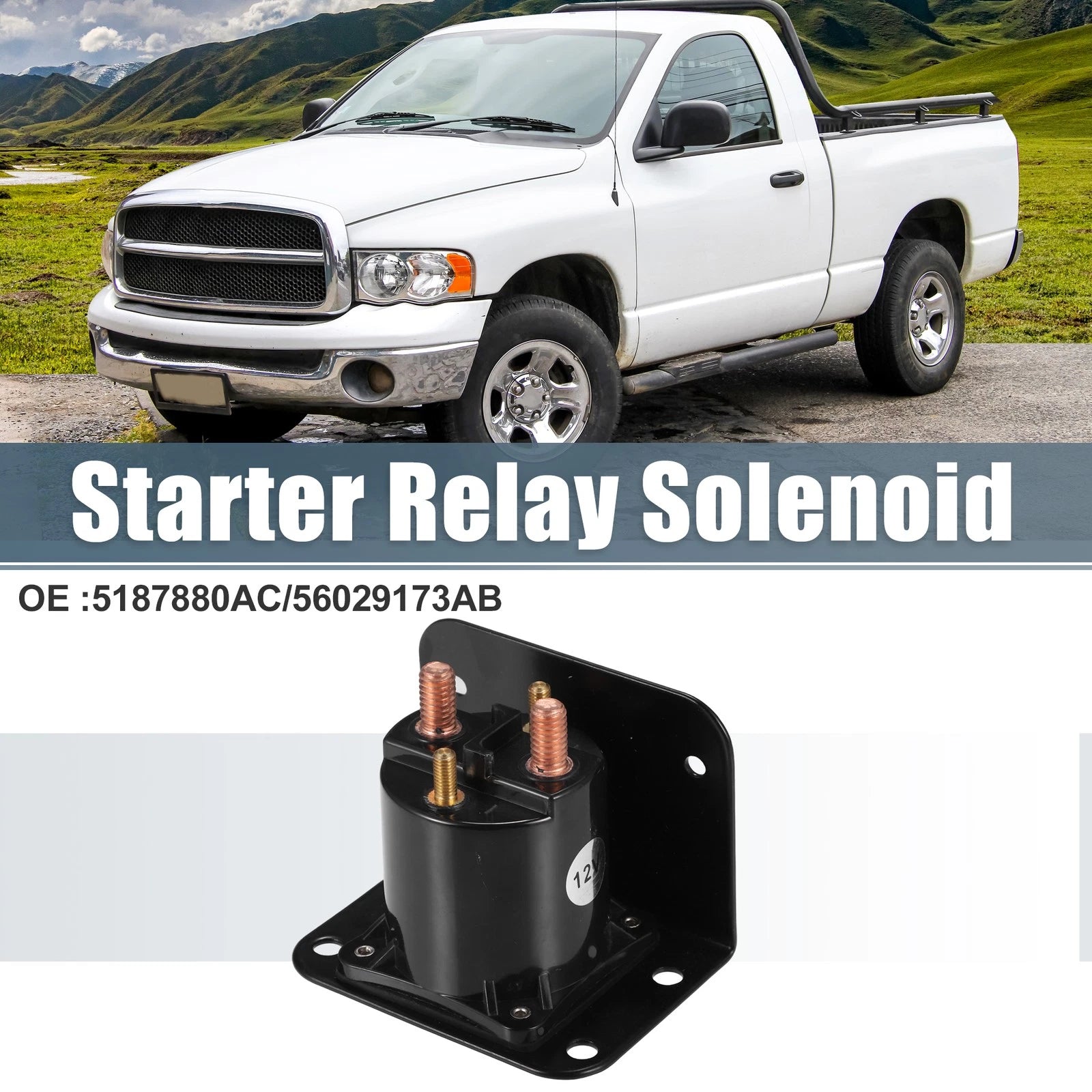 Air Intake Heater Relay No. 5187880AC/56029173AB for Dodge Ram 2500 (2008–2010)