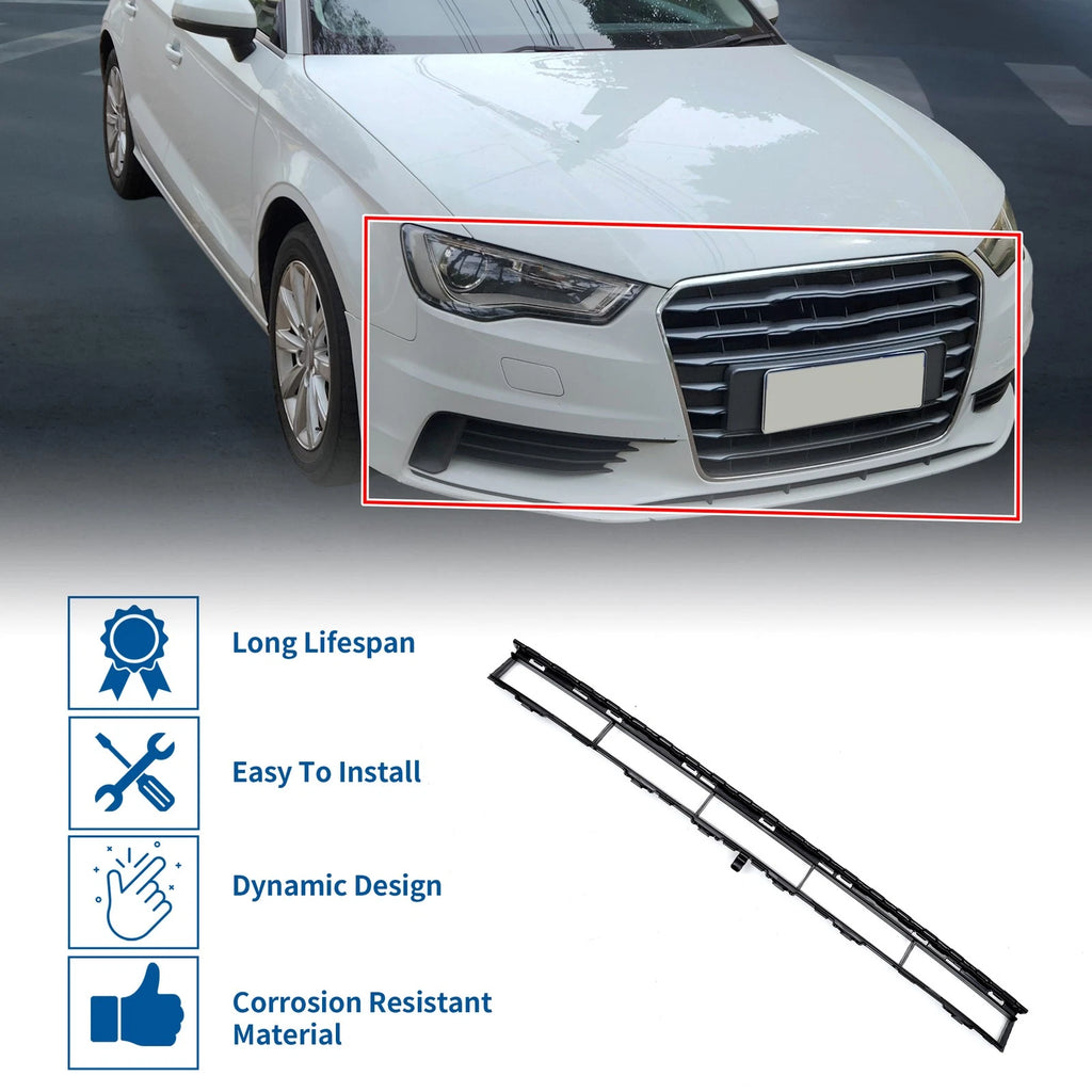 Front Lower Bumper Grille for Audi A3 A3PA (2017–2020) Black