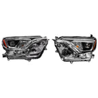 Set of 2 Headlight Assemblies for Toyota RAV4 (2016–2018) LED DRL