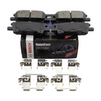 Set of 4 Bosch QuietCast Rear Ceramic Brake Pads for RX330 RX350 RX400h (2004–2013)