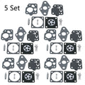 5X Carburetor Diaphragm Kit for Kawasaki TG20 TG24 TG25 TG33 TD24 TD25 TD33
