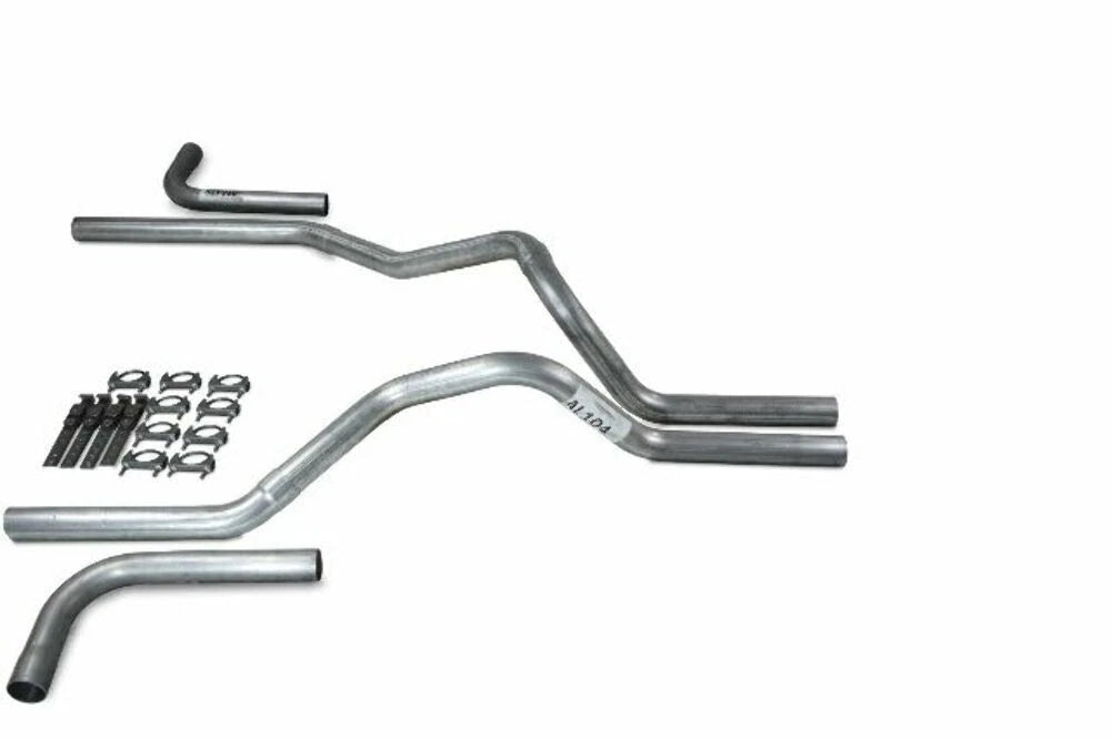 2.5" Dual Exhaust Kit for Chevy GMC 1500 (2019–2025) No Muffler Side Exit