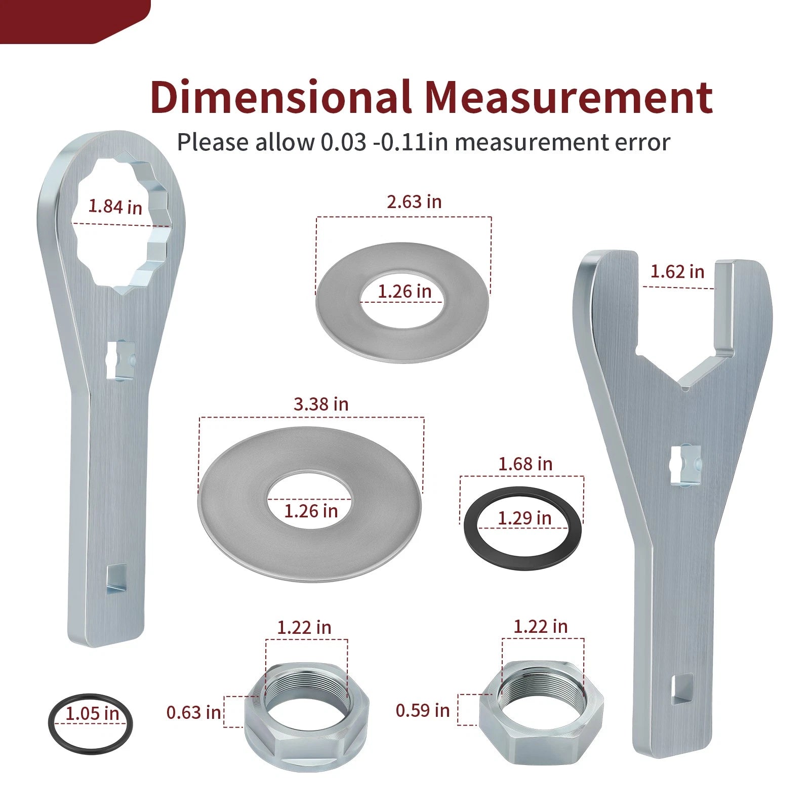 41mm Rear Axle Nut Wrench Tool for Honda Rancher 420 TRX420FM (2007–2013)