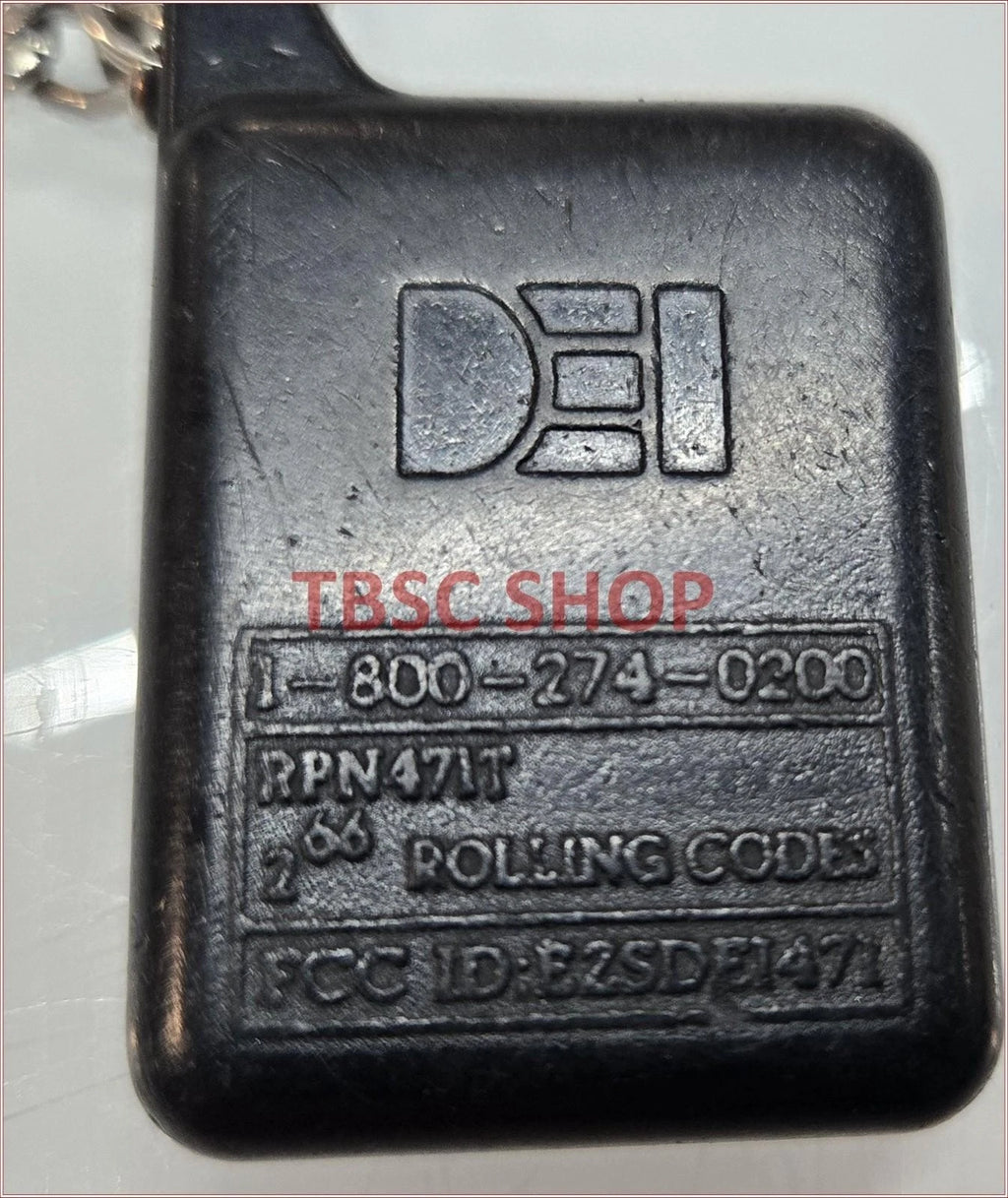 2X DEI Remote Key Fob Transmitter for (EZSDEI471, RPN471T)