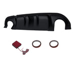 Rear Lip Bumper Diffuser Wing for Infiniti Q50 (2014–2017) Gloss Black