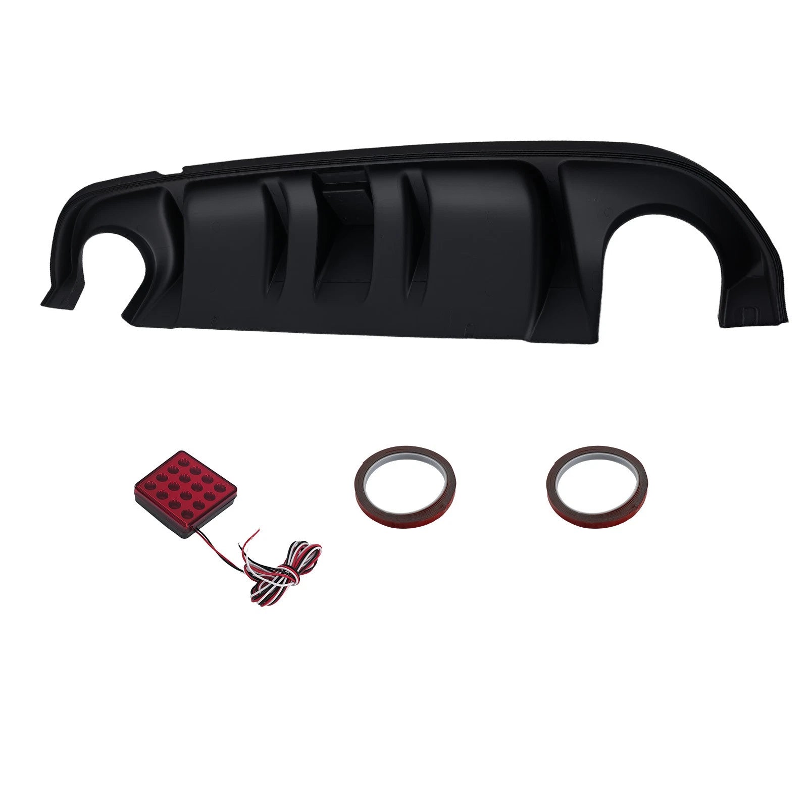 Rear Lip Bumper Diffuser Wing for Infiniti Q50 (2014–2017) Gloss Black