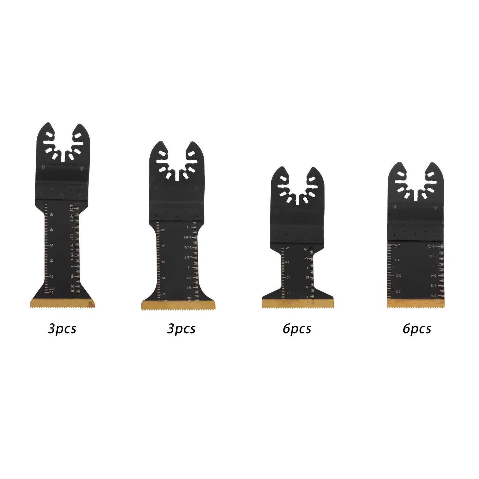 18-Piece Titanium-Coated Reciprocating Saw Blades for Multi-Tool