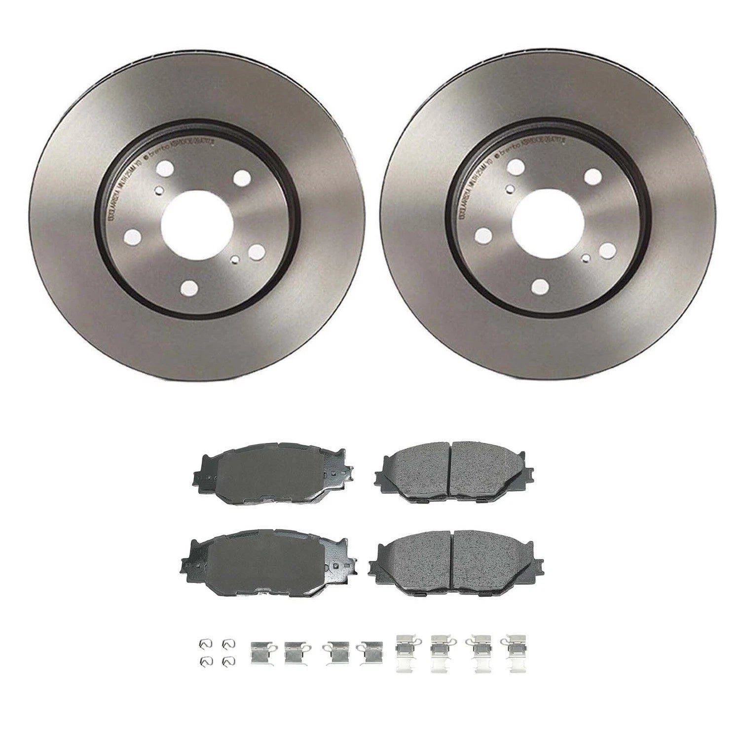 Akebono ProACT Front Brake Kit Set of 4 for Lexus IS250 (2006–2013)