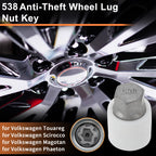 Wheel Lock Lug Nut for Volkswagen Touareg (2004–2017) 538