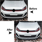Front Bumper Splitter Spoiler Lip for Volkswagen Golf MK7 R R Line (2013–2016)