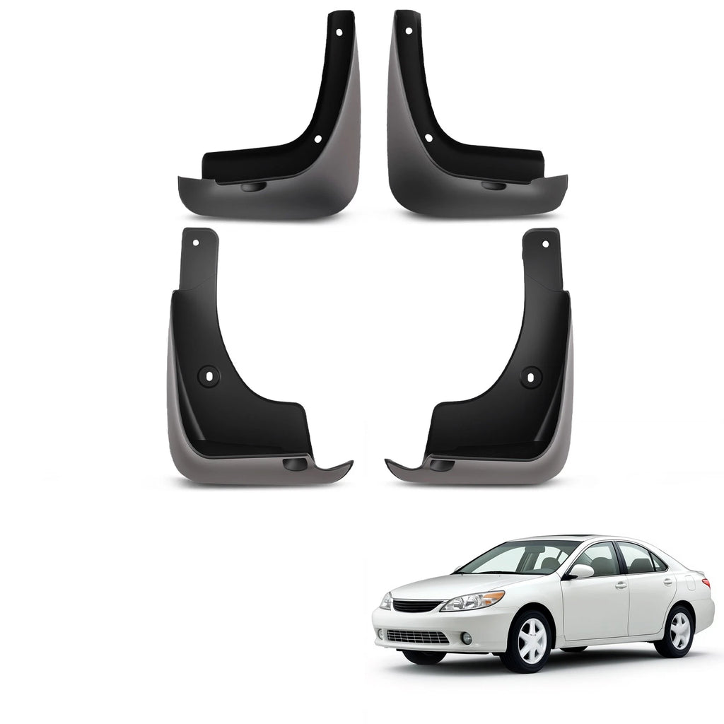 Set of 4 Black Mud Flaps for Toyota Camry (2002-2006)