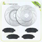 Set of 4 Front Brake Rotors and Ceramic Pads for Toyota Sienna Avalon Lexus ES300 (2002–2010)