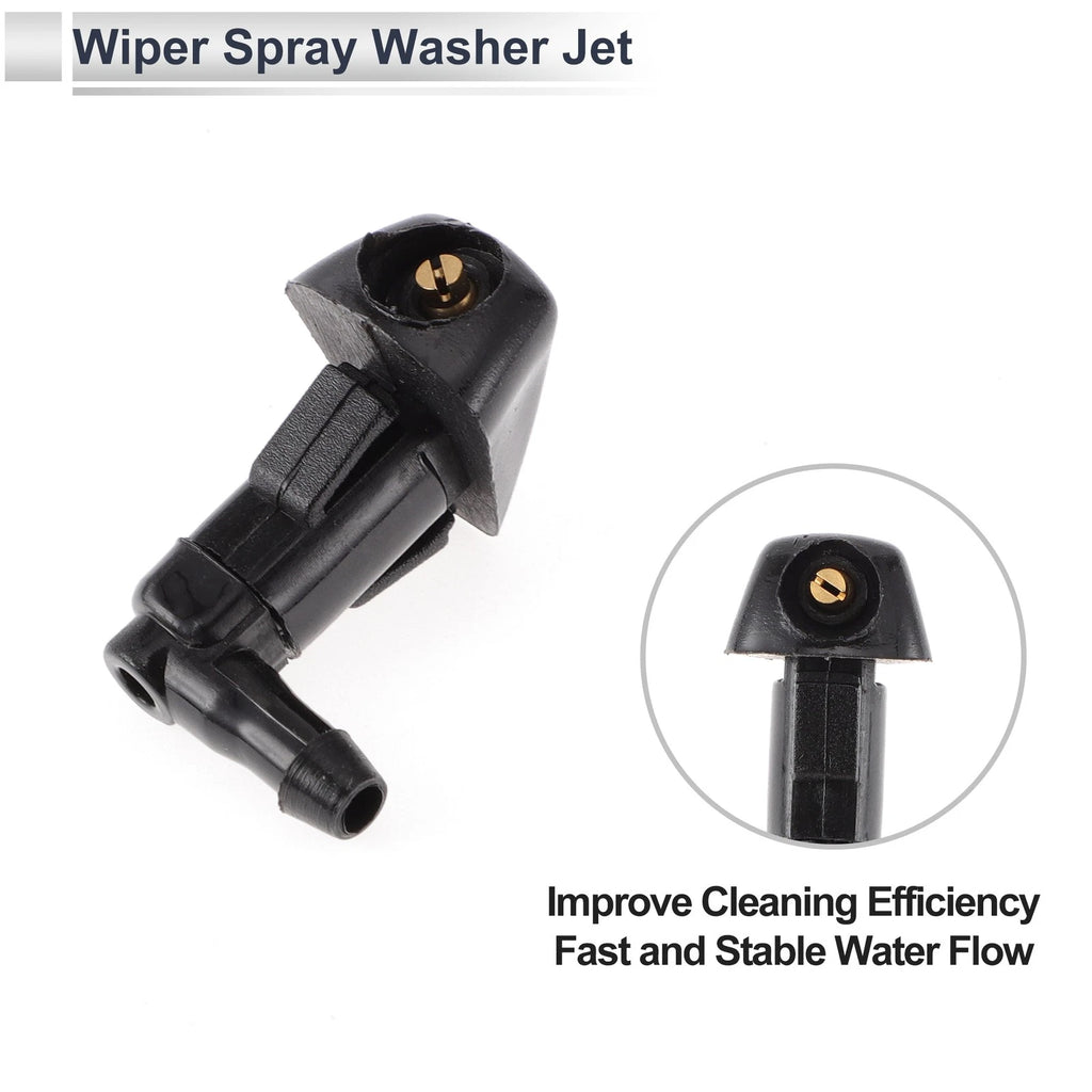 Washer Nozzle Set of 6 w/ Hose Connector for Honda (No.76810SDAA11)
