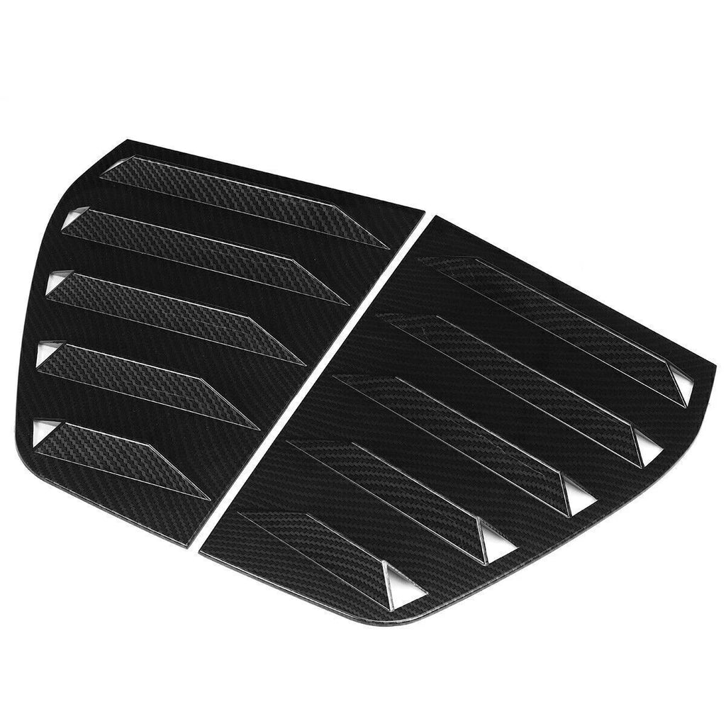 Window Louver Rear Side Vent Cover for Golf MK6 (2010–2014) Carbon Fiber Look
