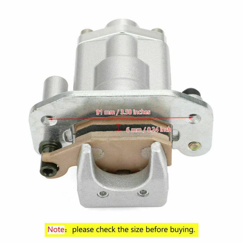 Rear Brake Caliper Set for Yamaha ATV Raptor 700 700R YFM700R (2006–2012) w/Pads T9